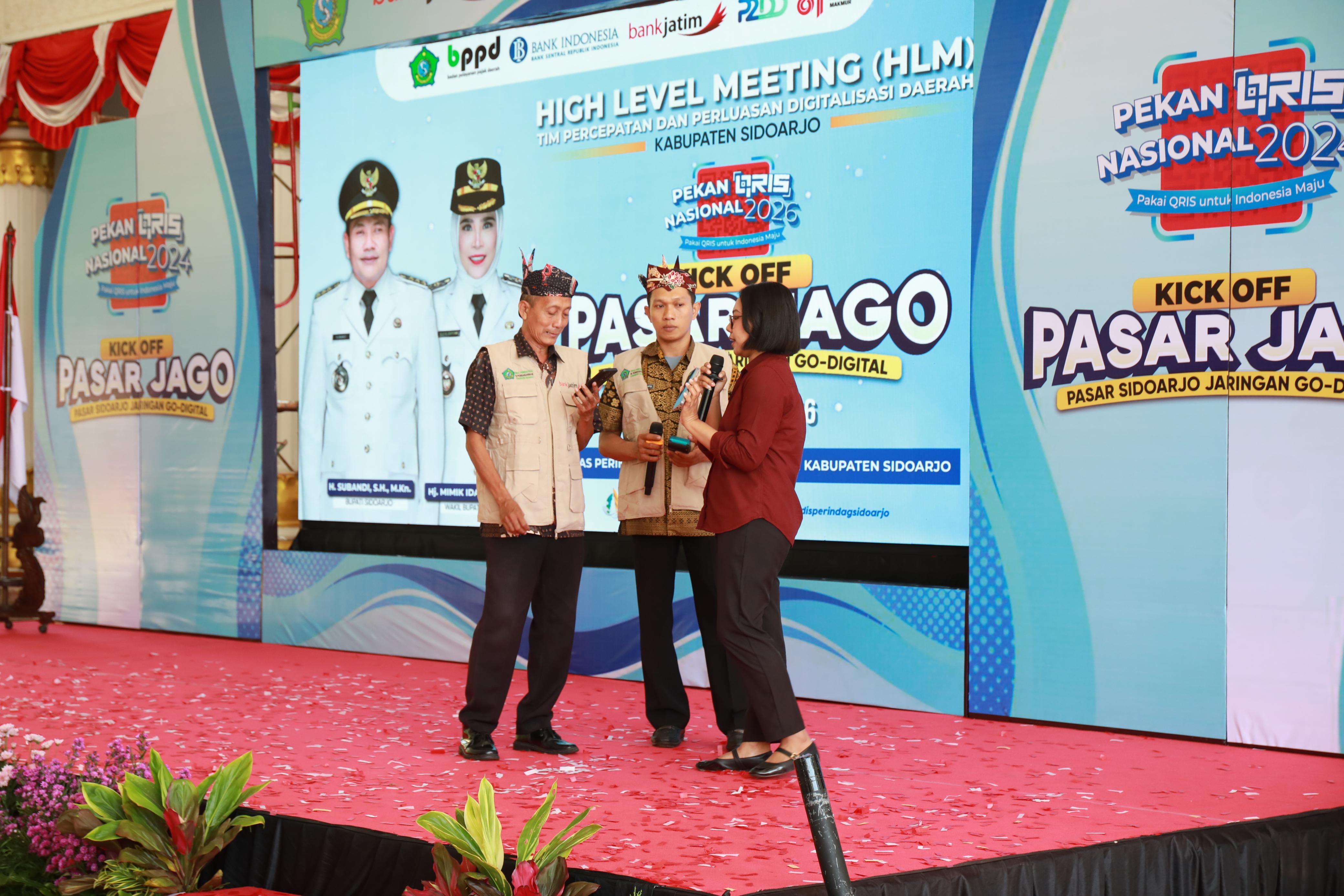 PASAR JAGO Perkuat Digitalisasi Pasar Sidoarjo; Permudah Layanan Transaksi Pedagang, Dongkrak PAD